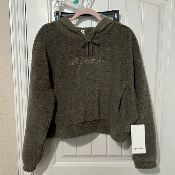 Lululemon cotton jersey fleece LOGO HOODIE